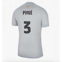 Barcelona Gerard Pique #3 Tredjetrøje 2022-23 Kortærmet
